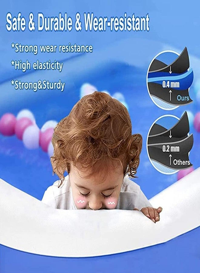 BlackZone 6 FT Round Inflatable Soft Side Pool Portable & Foldable Kids Swimming Pool Outdoor & Indoor Baby Bath Tub Water Pool for 10 Years Up Kids and Adults(6 FT Round) - Image 4